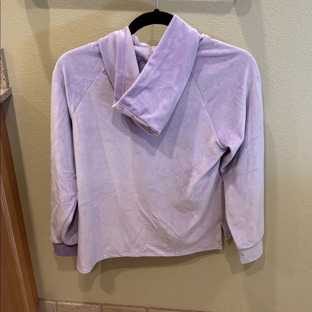 Zella Lilac Women's Cowl Neck fuzzy sweatshirt - Picture 5 of 7